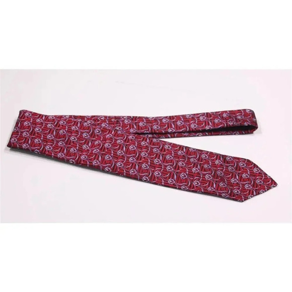 Robert Talbott VII Seven Fold 2/40 Red Silk Tie With Luxurious Display Box - Picture 3 of 8